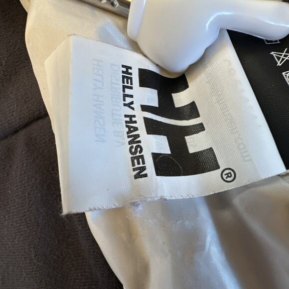 Helly Hansen Ski Jacket Womens Small Black H2 Flow Sytem Removable Hood Parka - Picture 9 of 16